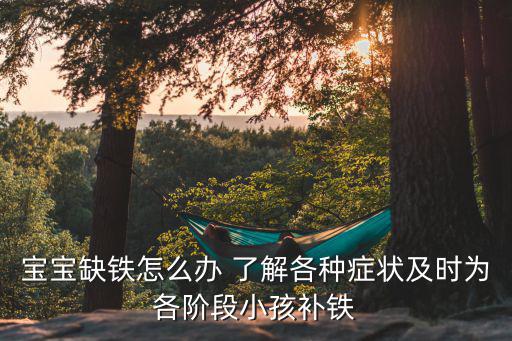 寶寶缺鐵的癥狀有哪些，幼兒缺鐵什么癥狀