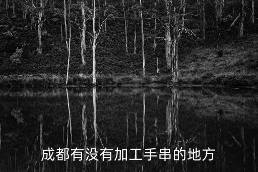 成都市哪里有做手珠子，成都那有賣手工藝品的珠子穿的珠子