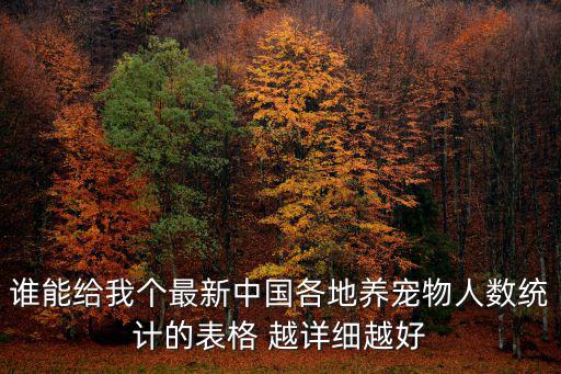 成都市養寵物人數，成都養狗的人有多少