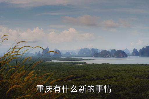 重慶有什么新的事情