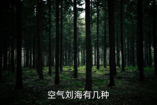 空氣劉海有幾種