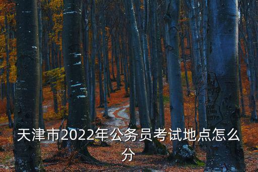 天津市2022年公務(wù)員考試地點(diǎn)怎么分