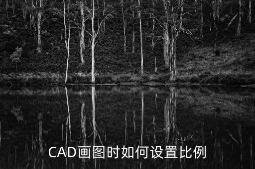 cad設(shè)置比例，CAD畫圖時如何設(shè)置比例