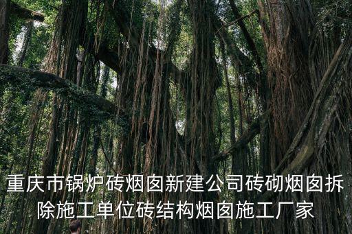 重慶市鍋爐磚煙囪新建公司磚砌煙囪拆除施工單位磚結構煙囪施工廠家