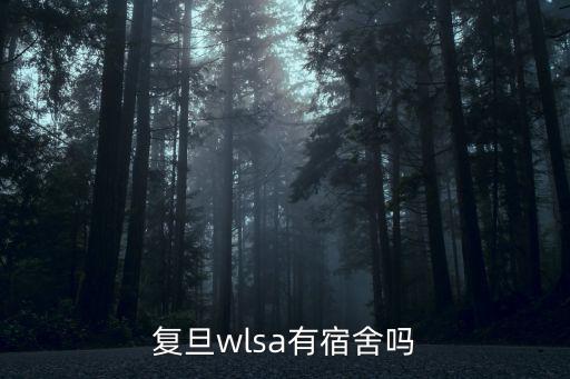 復(fù)旦wlsa有宿舍嗎