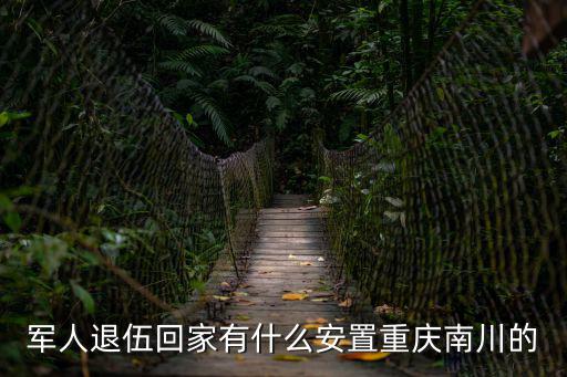 軍人退伍回家有什么安置重慶南川的