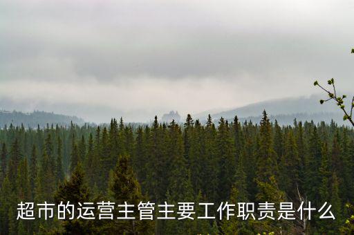 運營主管崗位職責，呼叫中心運營主管的職責有哪些