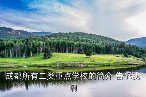 2020年成都市一二類重點小學，馬上開學報名了想給孩子在成都找一個重點小學有沒有好的推薦