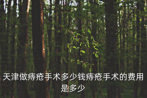 天津做痔瘡手術(shù)多少錢痔瘡手術(shù)的費(fèi)用是多少