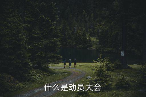 什么是動員大會