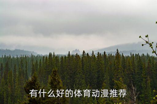 有什么好的體育動漫推薦