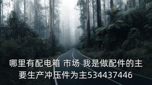 哪里有配電箱 市場 我是做配件的主要生產(chǎn)沖壓件為主534437446