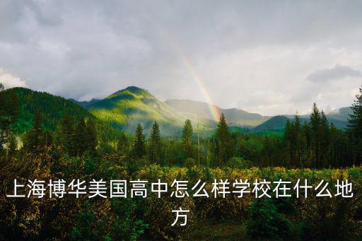 上海 美國高中，有沒有人知道上海美國高中
