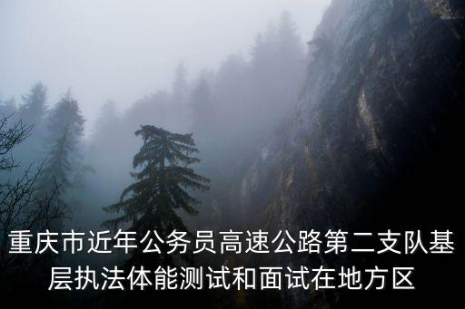 重慶市近年公務員高速公路第二支隊基層執法體能測試和面試在地方區