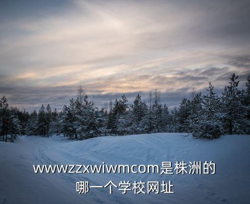 wwwzzxwiwmcom是株洲的哪一個(gè)學(xué)校網(wǎng)址