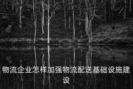 物流企業(yè)怎樣加強(qiáng)物流配送基礎(chǔ)設(shè)施建設(shè)