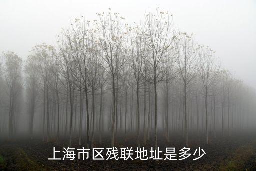 上海市區殘聯地址是多少