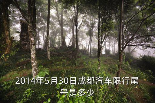 2014年5月30日成都汽車限行尾號是多少
