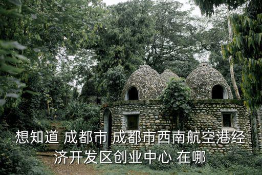 想知道 成都市 成都市西南航空港經濟開發區創業中心 在哪