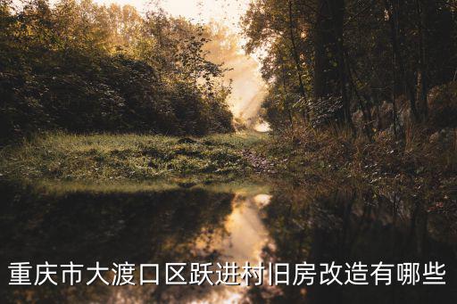 重慶市老小區改房，重慶市危舊房改造政策