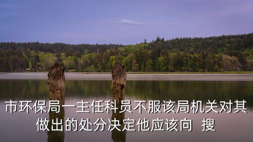 市環(huán)保局一主任科員不服該局機關(guān)對其做出的處分決定他應(yīng)該向  搜