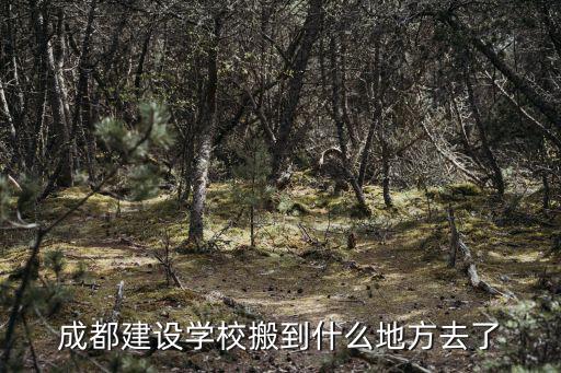 成都建設學校搬到什么地方去了