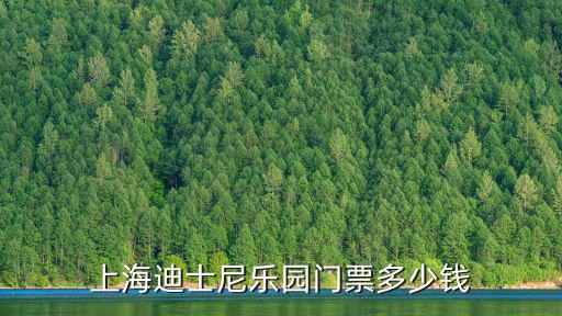 上海迪士尼樂園門票多少錢