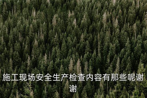 重慶市建筑工地安全檢查，建筑施工工地安全檢查的內容有哪些