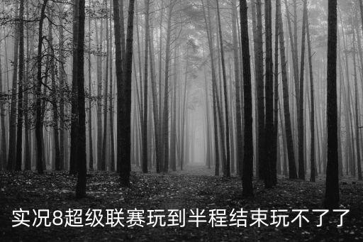 實(shí)況8超級(jí)聯(lián)賽玩到半程結(jié)束玩不了了