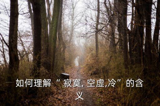 空虛寂寞冷,缺乏精神交流內(nèi)心空虛寂寞冷難忍