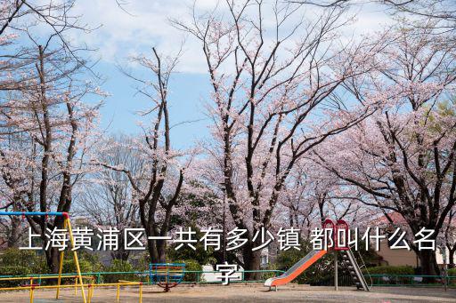 上海黃浦區一共有多少鎮 都叫什么名字