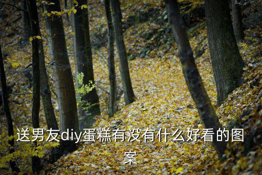 送男友diy蛋糕有沒有什么好看的圖案