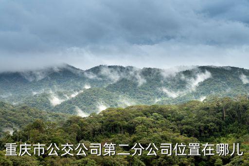 重慶市人交公司的地點，重慶市公交公司第二分公司位置在哪兒