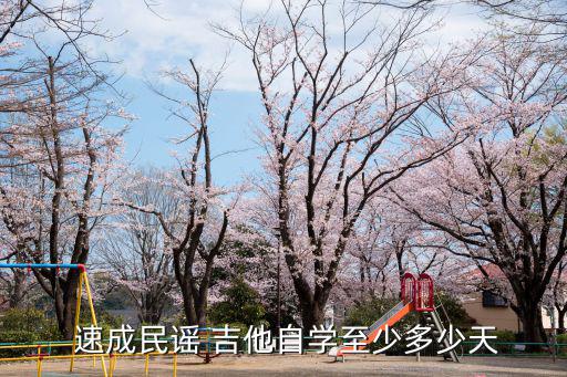 速成民謠 吉他自學至少多少天