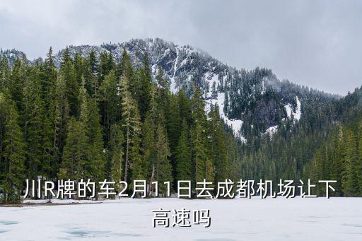 川R牌照不能成都市中心么，川R牌的車2月11日去成都機(jī)場讓下高速嗎