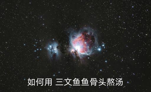 如何用 三文魚魚骨頭熬湯