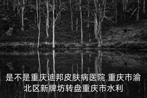 是不是重慶迪邦皮膚病醫院 重慶市渝北區新牌坊轉盤重慶市水利