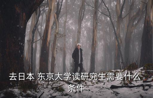 去日本 東京大學讀研究生需要什么 條件