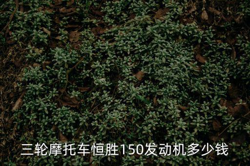 三輪摩托車恒勝150發動機多少錢