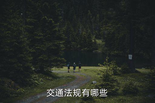 交通法規有哪些