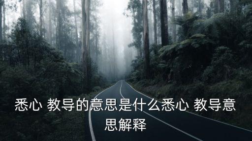 悉心 教導(dǎo)的意思是什么悉心 教導(dǎo)意思解釋