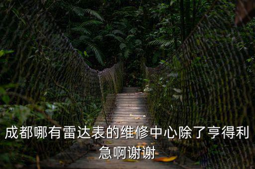 成都哪有雷達表的維修中心除了亨得利急啊謝謝