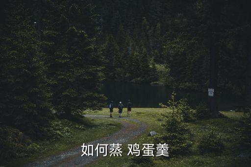 如何蒸 雞蛋羹