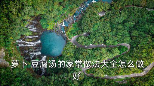 蘿卜豆腐湯,蘿卜豆腐湯做法1食材準備齊全