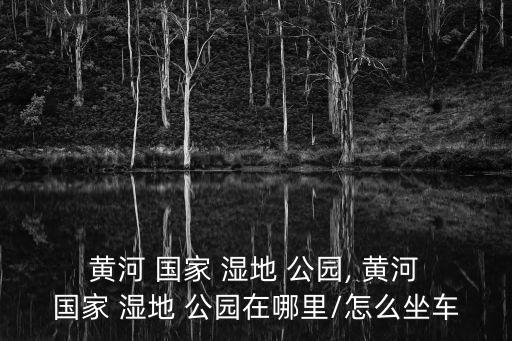  黃河 國家 濕地 公園, 黃河 國家 濕地 公園在哪里/怎么坐車