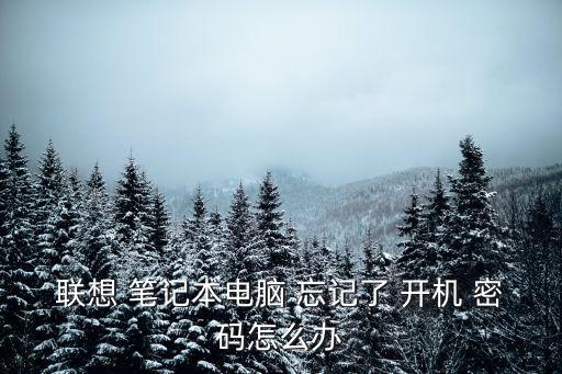 筆記本忘記開機密碼怎么辦,聯想電腦開機密碼忘記如何解鎖?