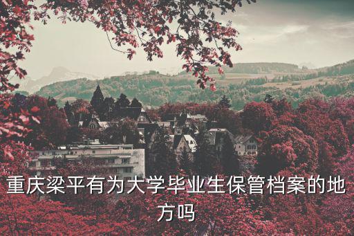 重慶梁平有為大學畢業生保管檔案的地方嗎