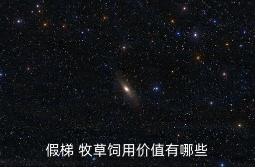 假梯 牧草飼用價(jià)值有哪些