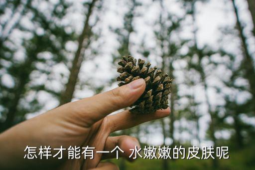 水嫩肌膚,想出水水嫩tender肌膚首先要從護膚開始
