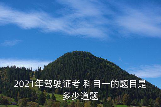 考駕照科目一試題100題,駕照考試科目1